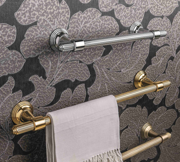Фото полотенцедержатель colombo design hermitage 36,5 см b3309.hps, цвет: золото