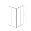 Фото душевое ограждение vincea rapid 90x90 см  vss-3r80/90cl