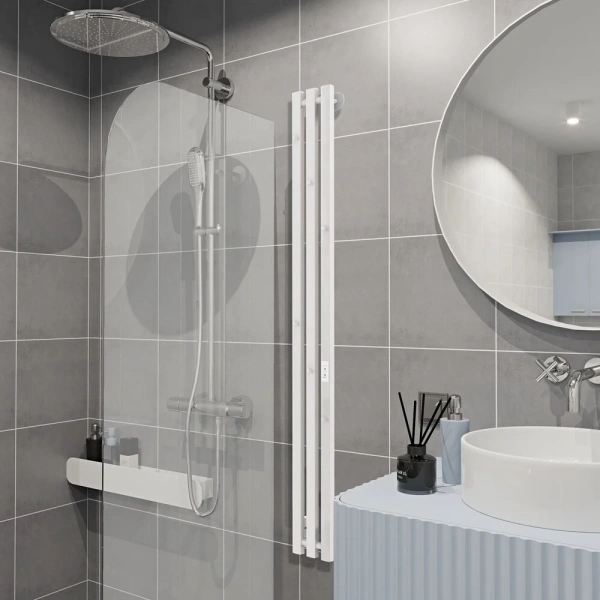 Фото электрический полотенцесушитель indigo  style 3 pro 150/13 lspre150-13wmrt