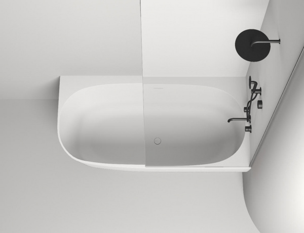 Фото ванна из искусственного камня salini sofia corner 170x85 см r 102514g глянцевая