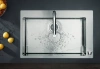 Фото смеситель для кухонной мойки hansgrohe metris select 73819000