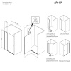 Фото душевая дверь am.pm sunny 100x190 см w87g-100-1p-mt
