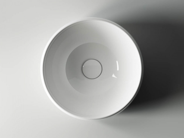 Фото раковина накладная ceramicanova element 39.5 см, цвет: белый cn6001