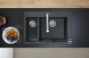 Фото смеситель для кухонной мойки hansgrohe metris select 73804000_vstvo