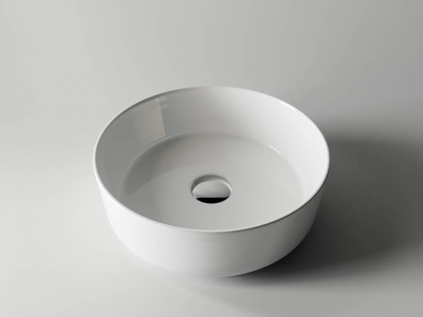 Фото раковина накладная ceramicanova element 36 см, цвет: белый cn5001