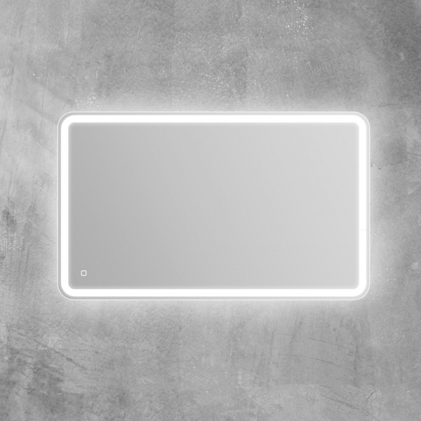 Фото зеркало с подсветкой belbagno marino 100 см spc-mar-1000-600-led-tch
