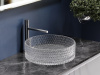 Фото раковина накладная ceramicanova cristal 36 см, цвет: прозрачный cn6062