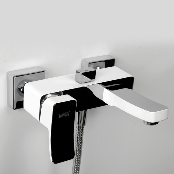 Фото смеситель для ванны wasserkraft aller 1060white 1061white