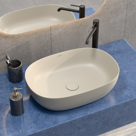 Фото раковина накладная vitra outline recycled 60 см 7995b066-0016