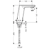 Фото смеситель для раковины hansgrohe metris s 31102000
