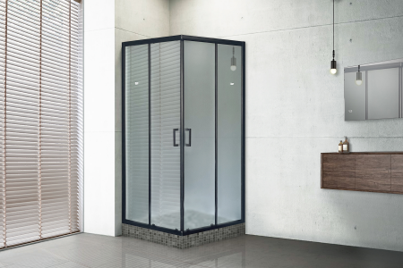 Фото душевое ограждение royal bath hpd rb9100hpd-c-bl 100x90 см