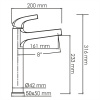 Фото смеситель для раковины wasserkraft sauer 7103h