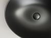 Фото раковина накладная ceramicanova element 52 см, цвет: черный cn6017mb
