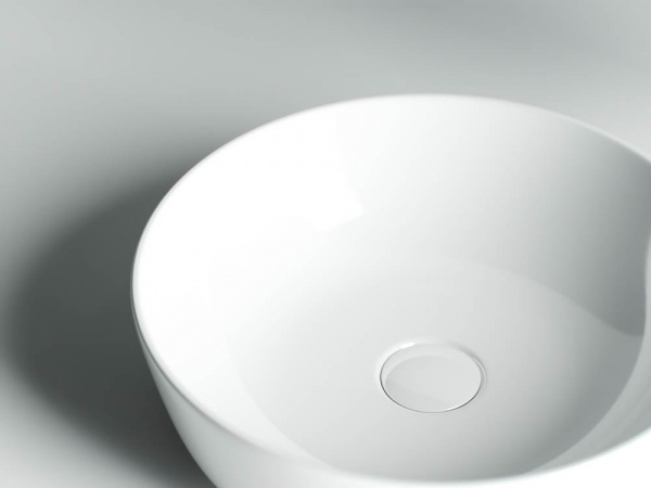Фото раковина накладная ceramicanova element 41.5 см, цвет: белый cn6013