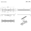 Фото душевой трап am.pm primeflow 70 см w02sc-p11-070-01bm