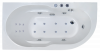 Акриловая ванна Royal Bath Azur De Luxe RB614203DL-L 170x80 см