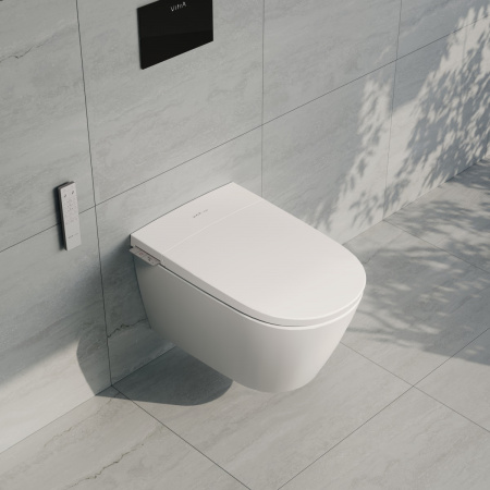 Фото умный подвесной унитаз vitra v-care 7777b403-6388