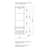 Фото пенал подвесной style line марокко 36 см лс-00002525