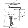 Фото смеситель для раковины hansgrohe logis e 71160000