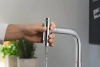 Фото смеситель для кухонной мойки hansgrohe metris select 73818340