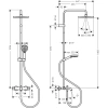 Фото душевая стойка hansgrohe vernis shape 26900670