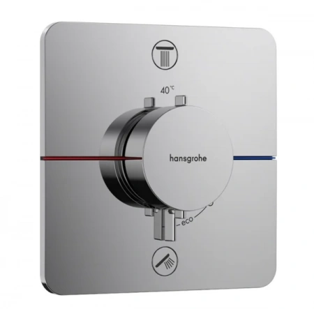 Фото термостатический смеситель для душа hansgrohe shower select comfort q 15583000
