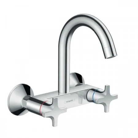 Фото смеситель для кухонной мойки hansgrohe logis 71284000