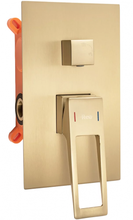 Фото душевой комплект rea parker gold mat rea-p9141