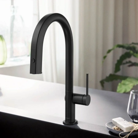 Фото смеситель для кухонной мойки hansgrohe aqittura 76801670