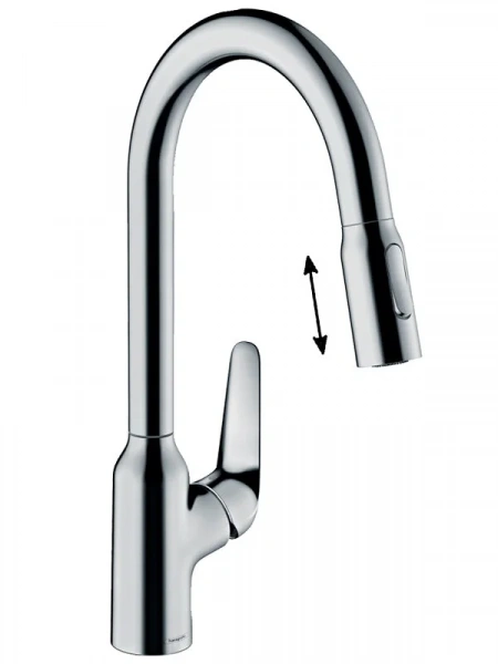Фото смеситель для кухонной мойки hansgrohe focus 71800000