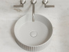 Фото раковина накладная ceramicanova element 36 см, цвет: серый cn6057msg