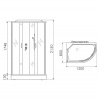 Фото душевая кабина erlit er3512pl/r-c4-rus 120x80 см