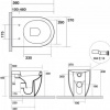 Фото унитаз приставной kerasan flo 56 см 3118 01