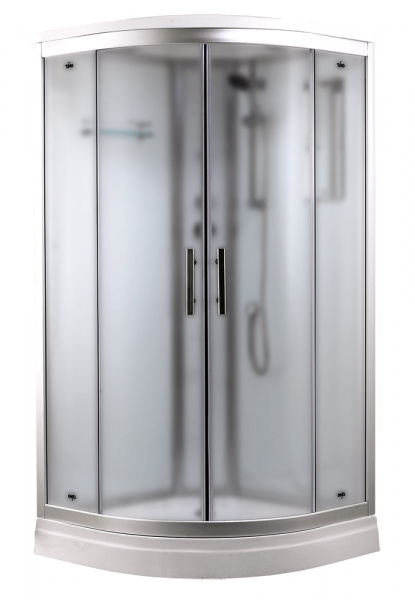 Фото душевая кабина timo standart t-6609 silver fabric 90x90 см