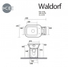 Фото унитаз напольный для низкого бачка kerasan waldorf 65 см 411601