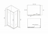 Фото душевое ограждение abber schwarzer diamant 150x70 см ag30150b-s70b