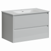 Тумба под раковину Sancos Libra 80 см, цвет: белый LB80W