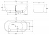 Фото акриловая ванна belbagno bb70 170x80 см