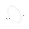 Фото зеркало с подсветкой am.pm x-joy 60 см m85amox0601wg