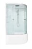 Душевая кабина DTO 80x120 см EM4512LGM+EL с гидромассажем и электрикой