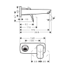 Фото смеситель для раковины hansgrohe logis 71220670
