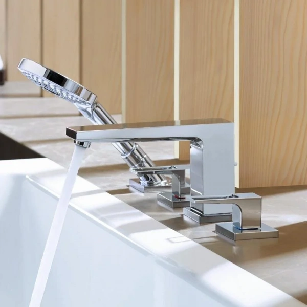 Фото смеситель на ботр ванны hansgrohe metropol 74553000