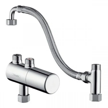 Фото термостатический смеситель для ванны hansgrohe ecostat 15346000