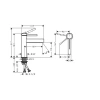 Фото смеситель для раковины hansgrohe finoris 76024700