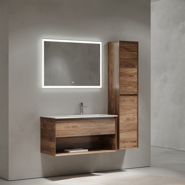 Фото тумба под раковину sancos marmi 2.0 100 см, цвет: дуб чарльстон mr2.0100rech