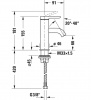 Фото смеситель для раковины duravit c.1 c11010002010