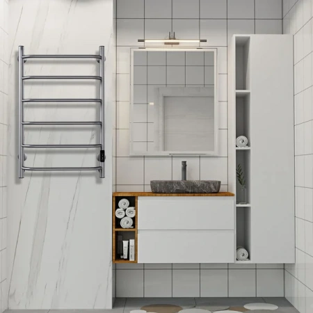 Фото электрический полотенцесушитель indigo roof lux 80/50 lcrle80-50gfmrt