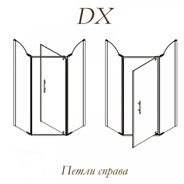 Фото душевое ограждение migliore diadema penta 100x100 см 24174