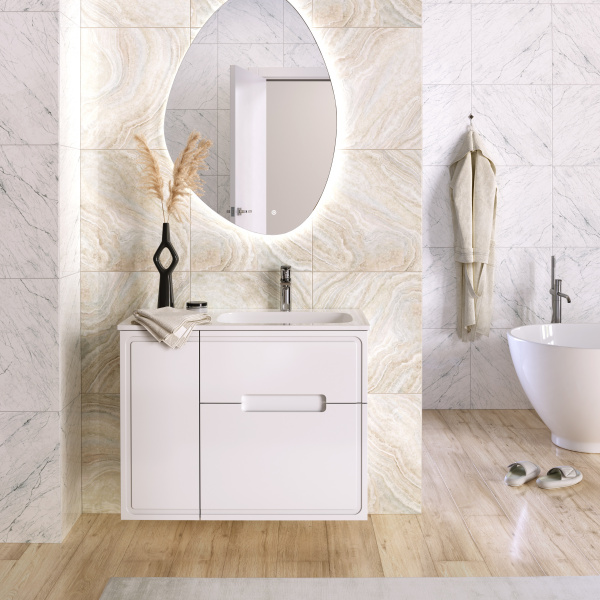 Фото тумба под раковину taliente olejo 90 см ta-mbo-90pr(r)-blanco