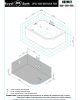 Фото акриловая ванна royal bath norway de luxe rb331100dl-l 180x120 см